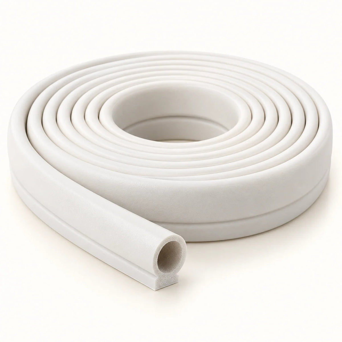 OATVANE P-type weather seal roll in white